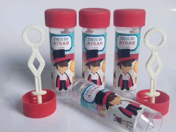 Bolinha de Sabão Circo Personalizada - foto 2