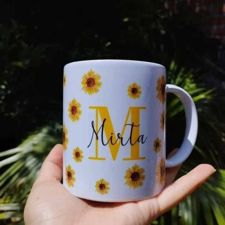 Caneca Personalizada Branca 325ml - artesanato feito à mão por laura personalizados