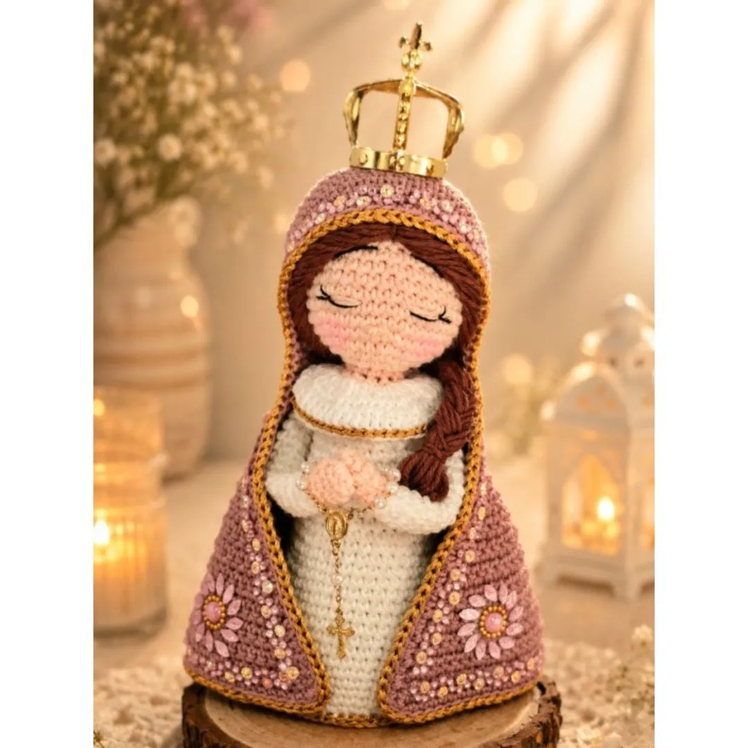 Santinha amigurumi