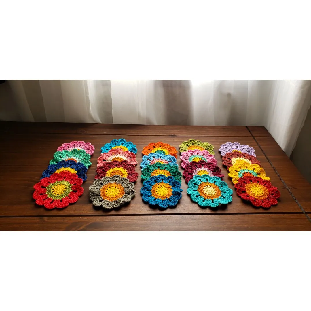 Flores Japonesas em Crochê para Customização (20 Unidades) - foto 3