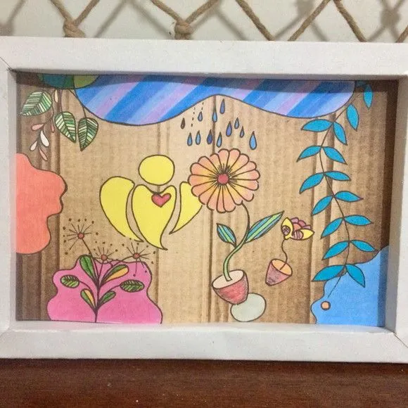 Quadro decorativo Anjos e Flores 1 - foto 2