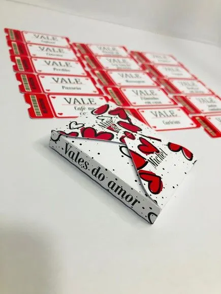Vales do Amor Personalizados com 30 Tickets - foto 3