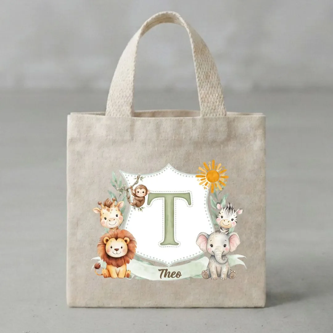 Lembrancinha Mini Ecobag 20x20 Personalizada Safari Chá de Bebê Maternidade Aniversário - foto 2