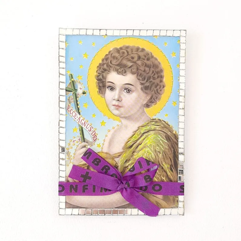 Santinho São João - artesanato de Estudio Bananeira