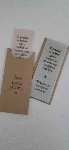 Marcador de páginas - PVC leitoso - foto 4