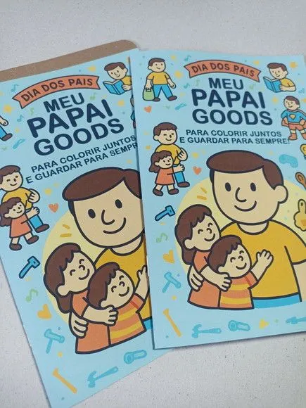Papai Livros Colorir Arquivo Digital - foto 3