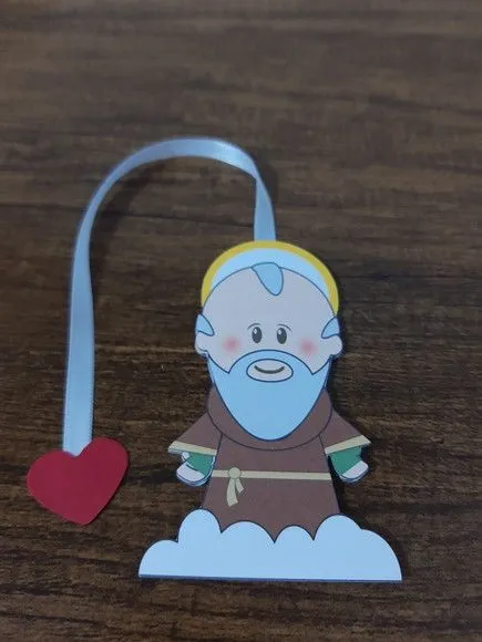Marcador de Página 10 cm - Santo Padre Pio - foto 2