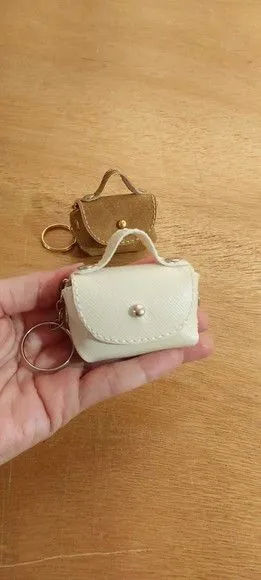 Mini Bag Chaveiro - Tamanho m - artesanato feito à mão por Innovare Studio