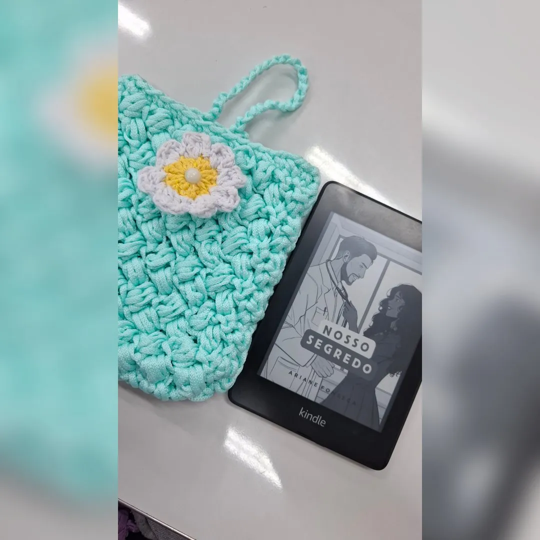 Capa para Kindle em Crochê 📚