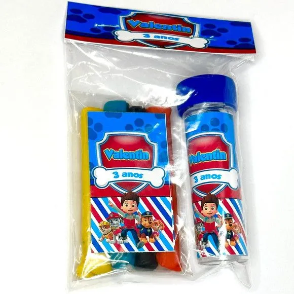 Kit Massinha + Bolha Patrulha Canina Personalizado - foto 2