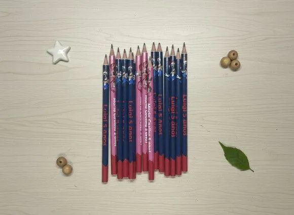 Lápis - Sonic Personalizado - feito à mão por Mi Papelaria Criativa