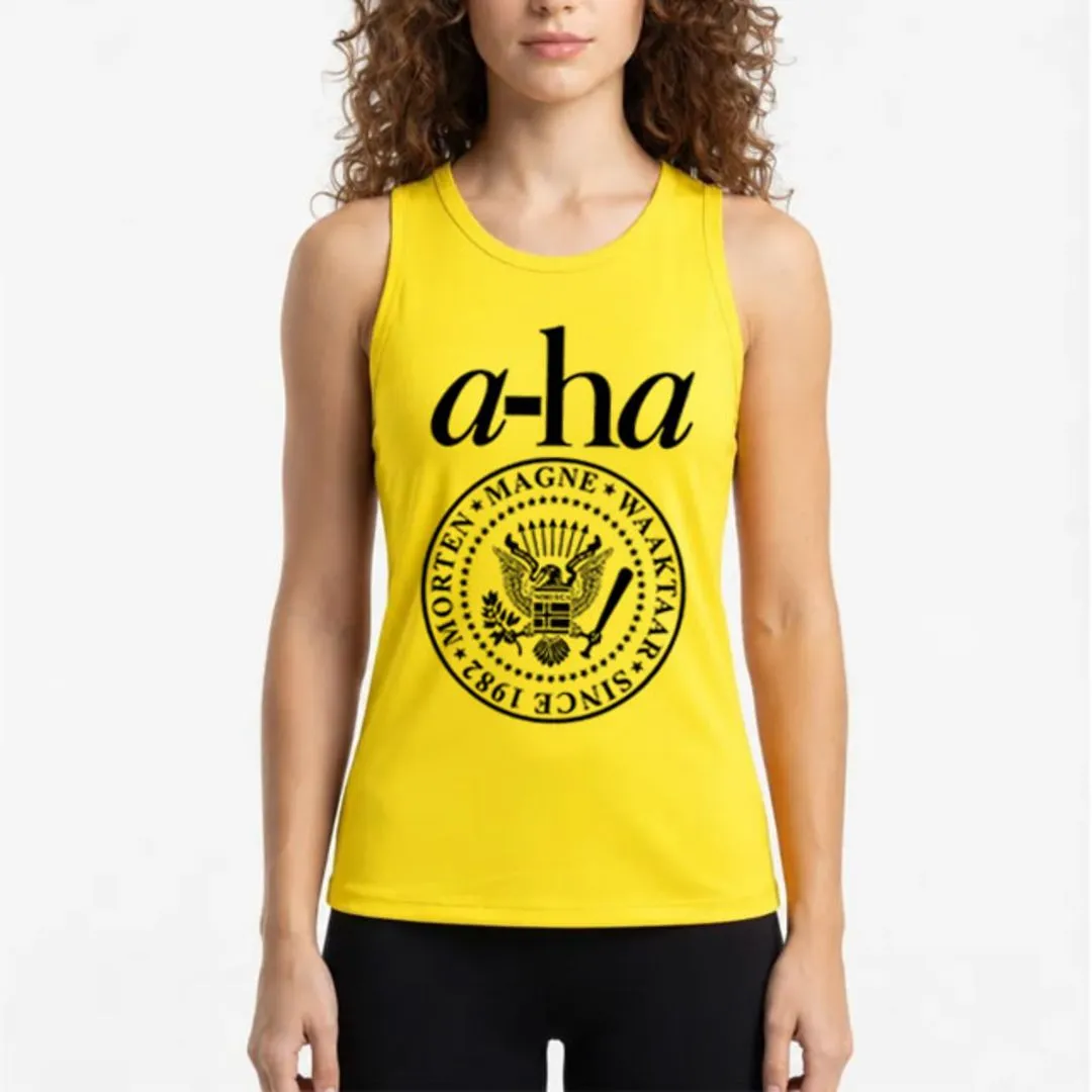 Camiseta regata a-Ha, estampa exclusiva, cores variadas tamanhos unisex - foto 6