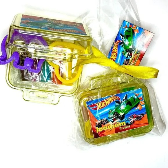 Maletinha Modelar Hotwheels Personalizado - feito à mão por Mi Papelaria Criativa