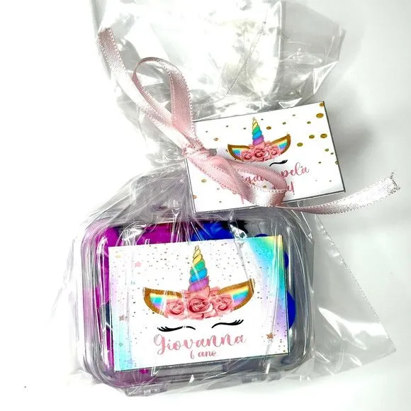 Maletinha Unicórnio Modelar Personalizada - feito à mão por Mi Papelaria Criativa