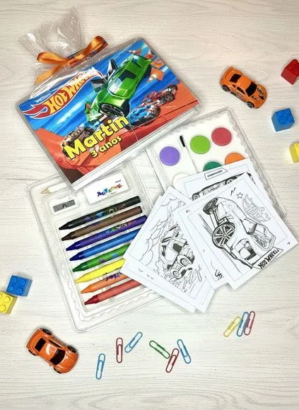 Estojo de Pintura - Hotwheels Personalizado - artesanato feito à mão por Mi Papelaria Criativa