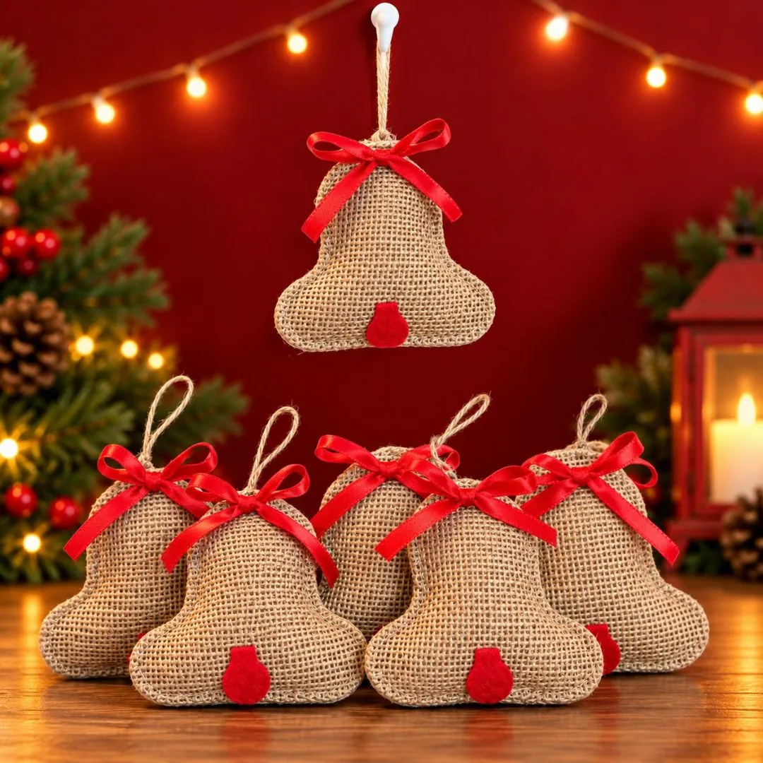 Pingentes de Natal - Juta Natural com Enchimento - Lembrancinha e Brinde - foto 5