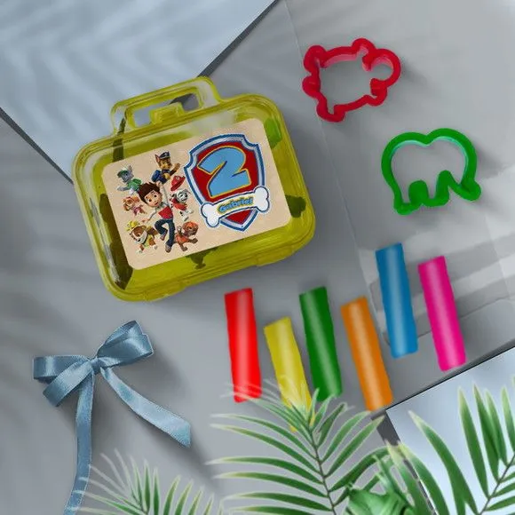 Mini Maleta - Patrulha Canina Personalizada - feito à mão por Mi Papelaria Criativa