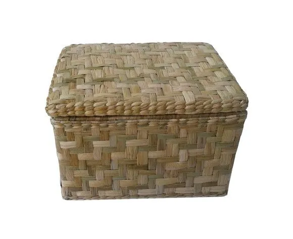 Taboa Caixa Natural 40x40x40 - artesanato de Mundo Urbano