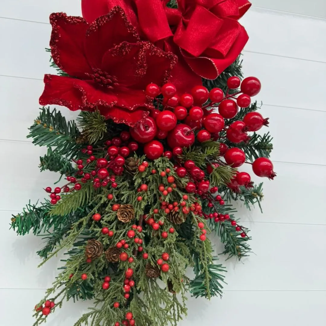 Escapulário de Porta em Festão para Natal - foto 4