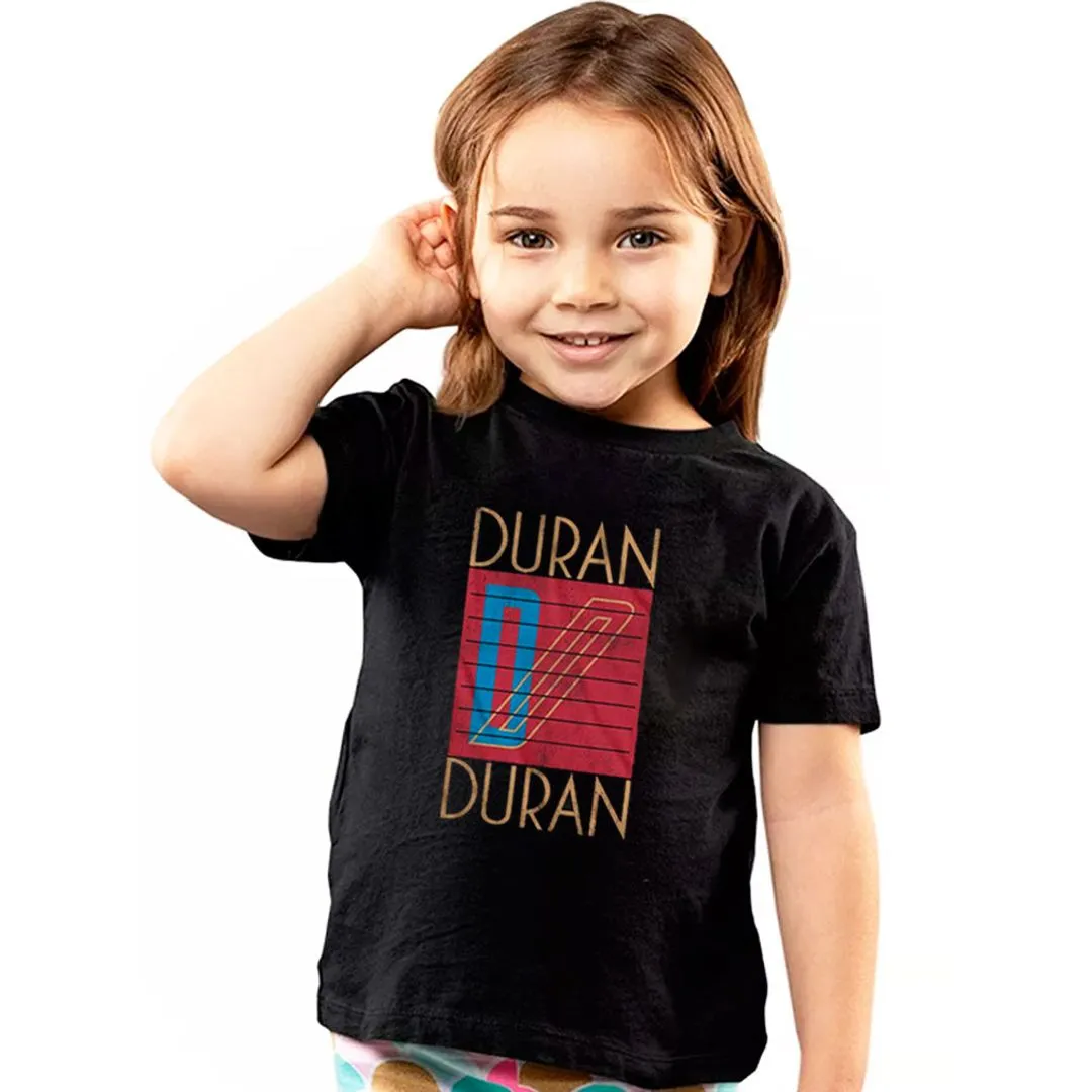 Camiseta infantil Duran Duran , retrô estampa exclusiva, 100% algodão