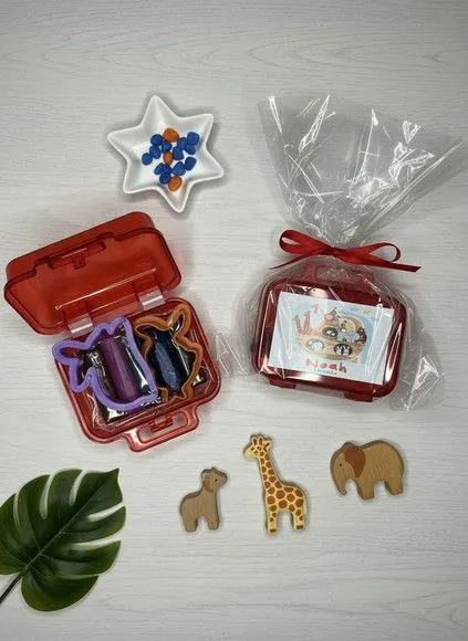 Mini Maleta - Arca de Noé Personalizada - feito à mão por Mi Papelaria Criativa