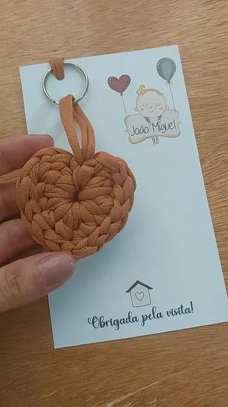 Chaveiro Macramé - Maternidade - artesanato feito à mão por Innovare Studio
