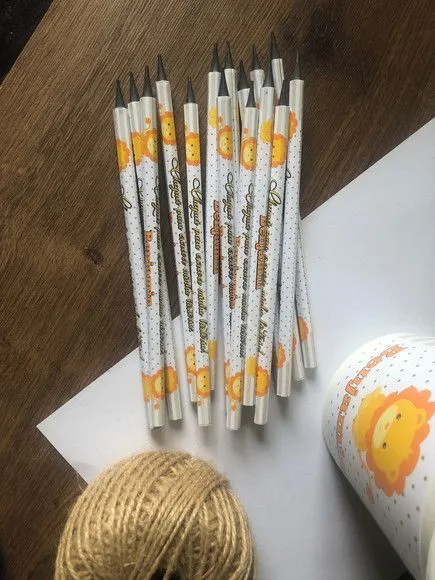 Lápis Leãozinho Personalizado - artesanato feito à mão por creativitybynina