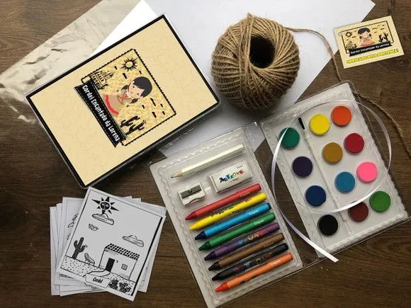 Estojinho para Colorir Personalizado - artesanato feito à mão por Mi Papelaria Criativa