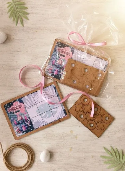 Jogo da Velha - Stitch Personalizado - artesanato feito à mão por Mi Papelaria Criativa