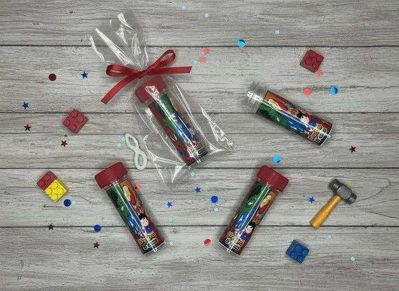 Bolha de Sabão - Heróis Personalizado