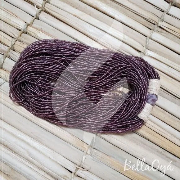 Fio de Contas de Obaluayê - 21 Fios - artesanato de BellaOya Guias e Brajas