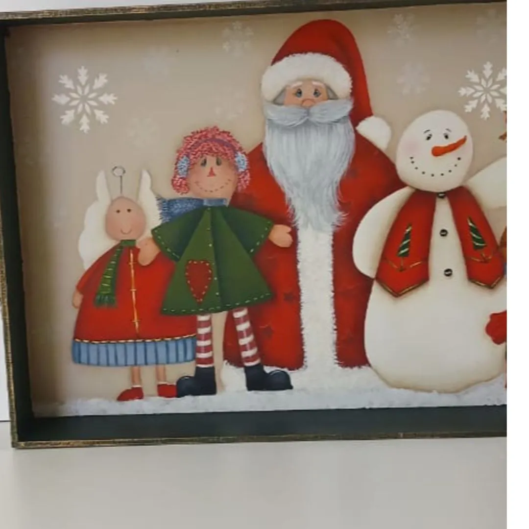 Bandeja Decorativa de Natal Amigos - foto 3