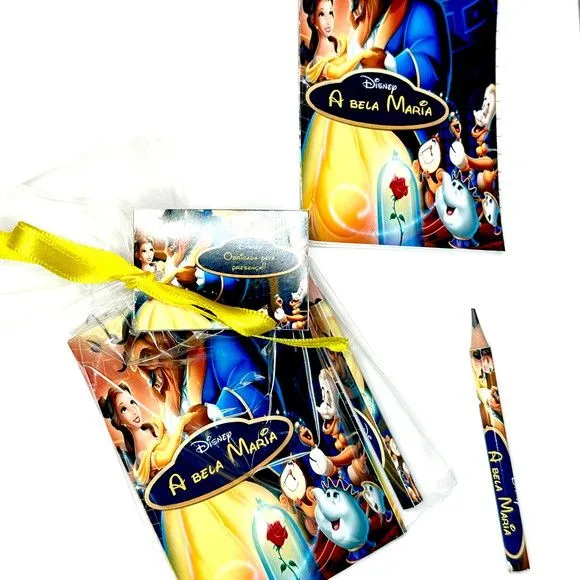Bloquinho Bela e a Fera Personalizado - foto 2