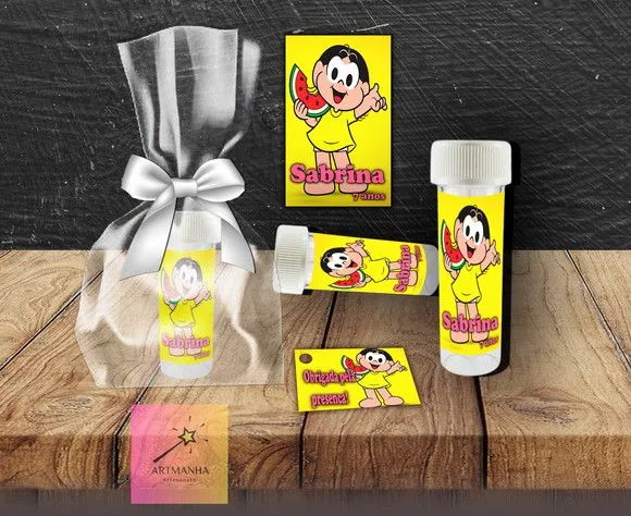 Bolha de Sabão Magali Personalizada