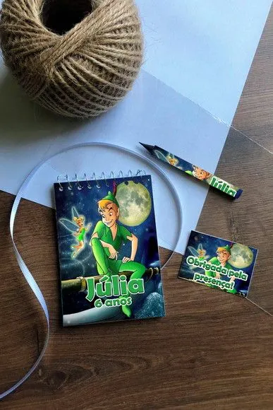 Bloquinho Peter Pan Personalizado