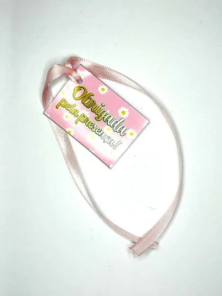 Tag Margaridas Personalizada - feito à mão por Mi Papelaria Criativa