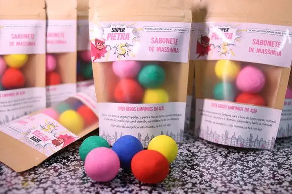 Sabonete Mágico Massinha Lembrancinha Infantil Personalizada - foto 2