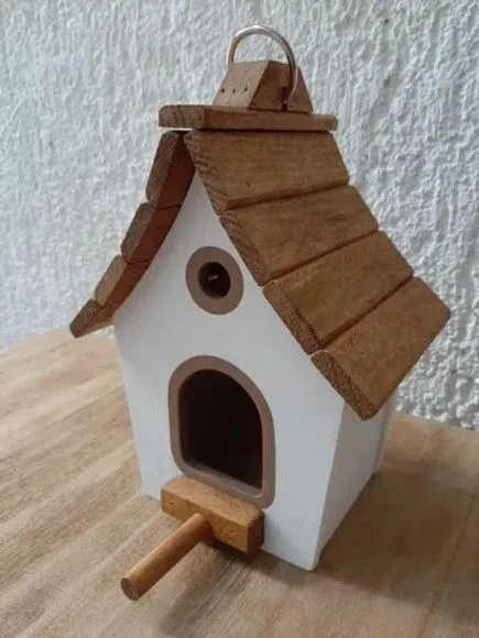 Casinha de Passarinho Madeira Moderna Modelo3 - foto 2