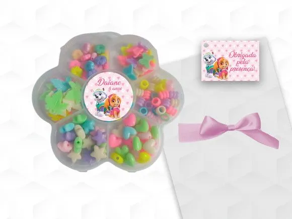 Kit Miçangas Skye e Everest Personalizada - artesanato feito à mão por creativitybynina