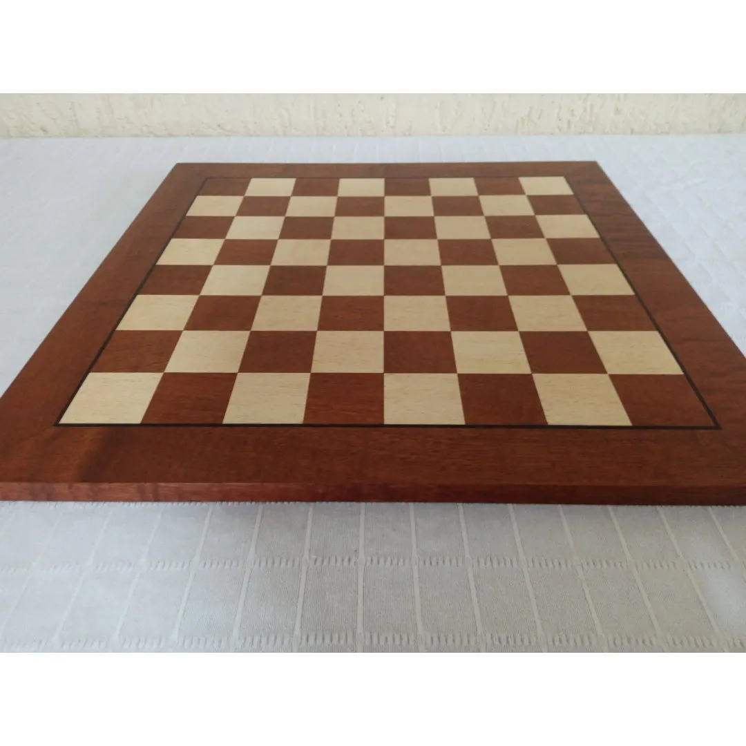 Tabuleiro de Xadrez Tradicional Sapele Pomele Grande - foto 2