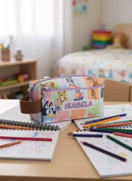 Necessaire Estojo Infantil com Bolso - foto 4