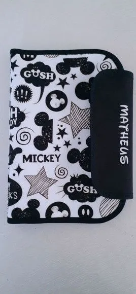 PORTA DOCUMENTOS - MICKEY - artesanato feito à mão por Innovare Studio