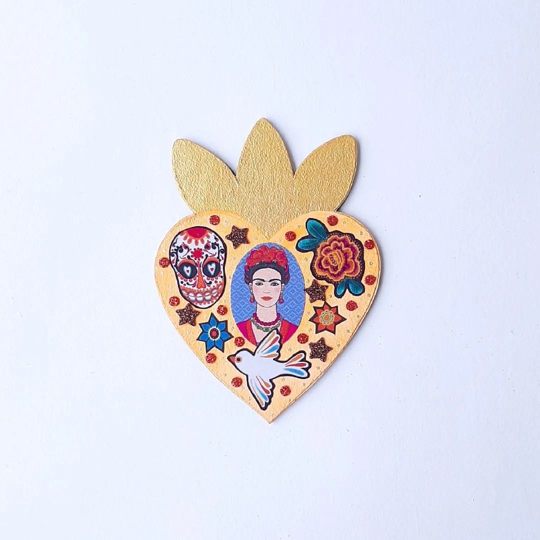 Enfeite de Parede Frida Flôr