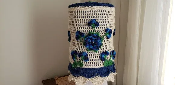 Capa para Galão de Água Mineral 20l Crochê Royal - artesanato de Mari Crochê feito com carinho!
