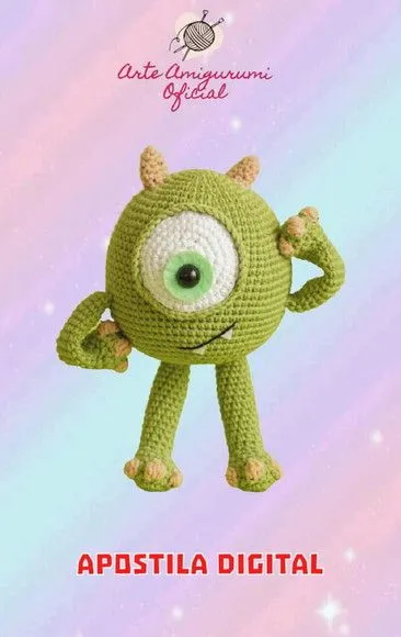 Receita Monstros S.a - Amigurumi - feito à mão por Arte Amigurumi Oficial