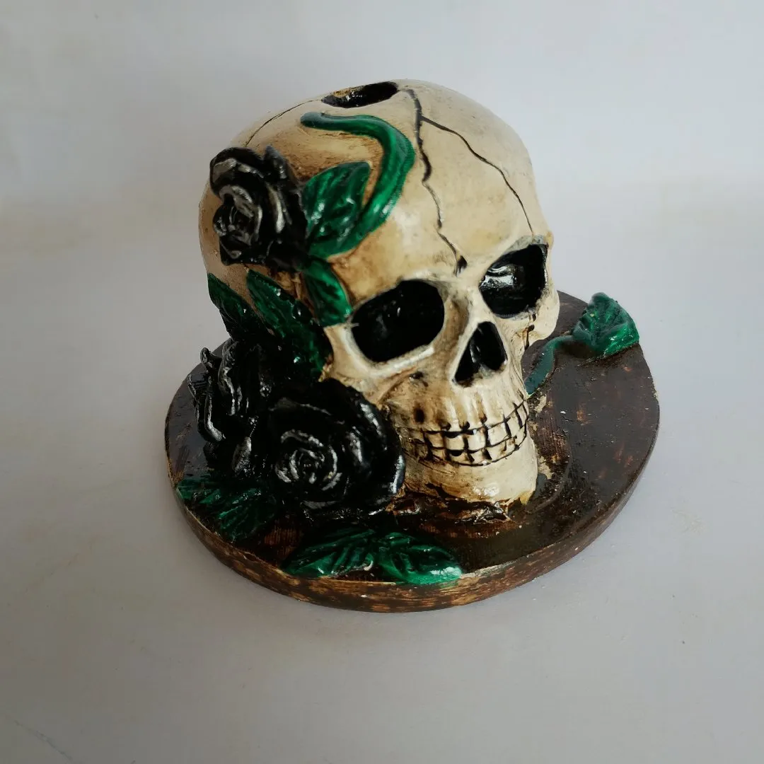 ofertório crânio gesso 10 cm - foto 4
