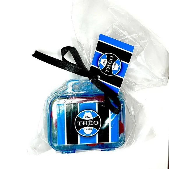 Maletinha Gremio Modelar Personalizada - feito à mão por Mi Papelaria Criativa