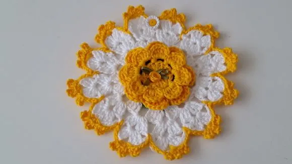 Pegador Arm./fogão Crochê Sunflower - foto 2