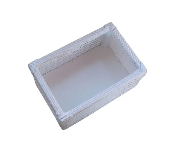 Cesto Sintético Branco 39x28x18 - foto 4