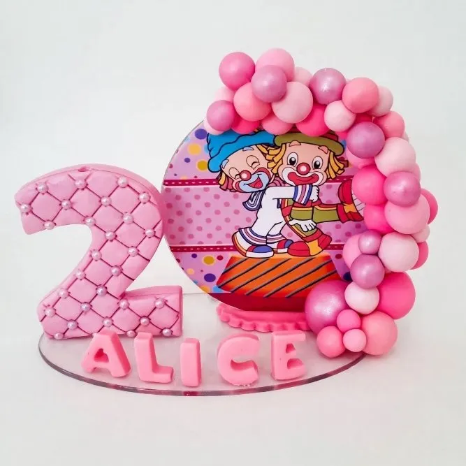 Vela Patati Patatá Canário Personalizado em Biscuit - foto 2